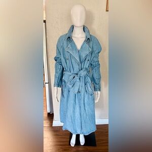 Universal Thread Denim Women's Trench Coat